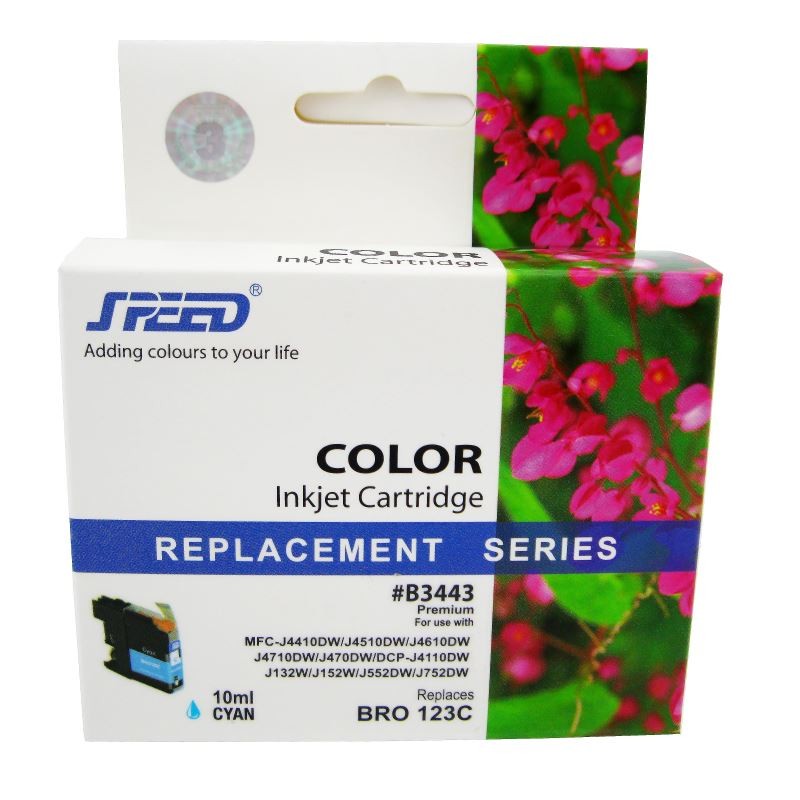 Cartus compatibil LC123C Cyan pentru imprimante inkjet Brother - imagine 3